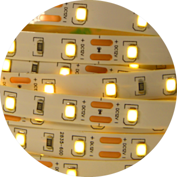 Taśma LED 2835 24V biała ciepła 60/m, rolka 5 metrów