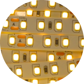 Taśma LED 2835 24V biała ciepła 120/m, rolka 5 metrów