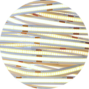 Taśma LED COB SMD 24V biała zimna 480/m, 1mb