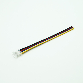 Złączka jednostronna 12 mm RGB+CCT COB CLICK z przewod