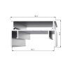 Profil aluminiowy linia światła 50 mm